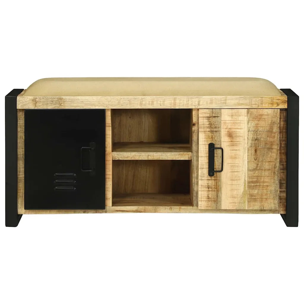 Armadio Panchina Marrone Legno massello di mango 4013617