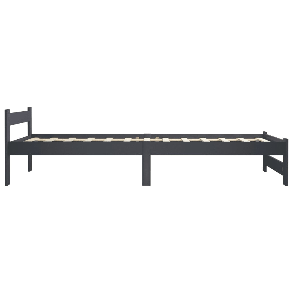 Giroletto Grigio Scuro in Legno Massello di Pino 100x200 cm cod mxl 64708