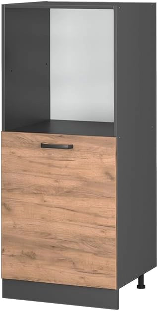 Mobile per forno da incasso R-Line, Quercia dorata, 60 cm, per la libera combinazione all'interno di sistemi cucina modulari