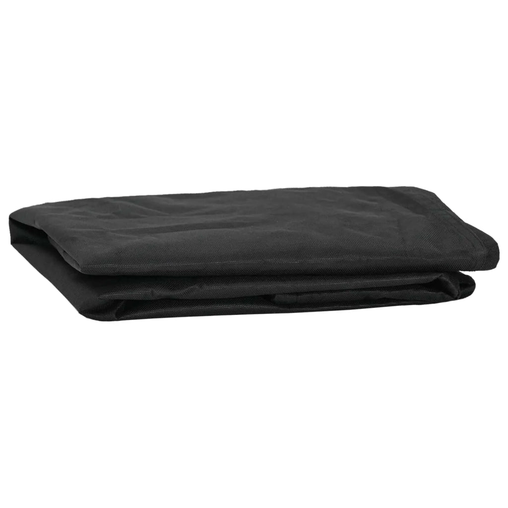 Copertura Tavolo Tinta unita Nero 122 x 72 x 15 cm Tessuto 4106097