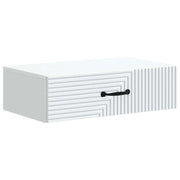 Tavolino da Parete Laterale Bianco 59 x 34,5 x 17 cm 898655
