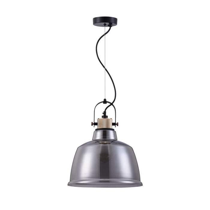Lampada pendente Pendant in Metallo Irving Nero