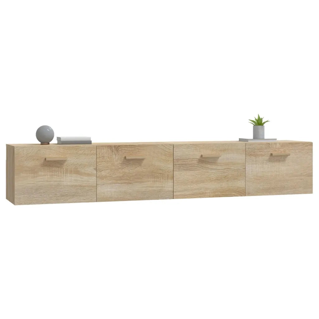 Mobili Parete 2 pz Rovere Sonoma 100x36,5x35 cm in Multistrato 3115662