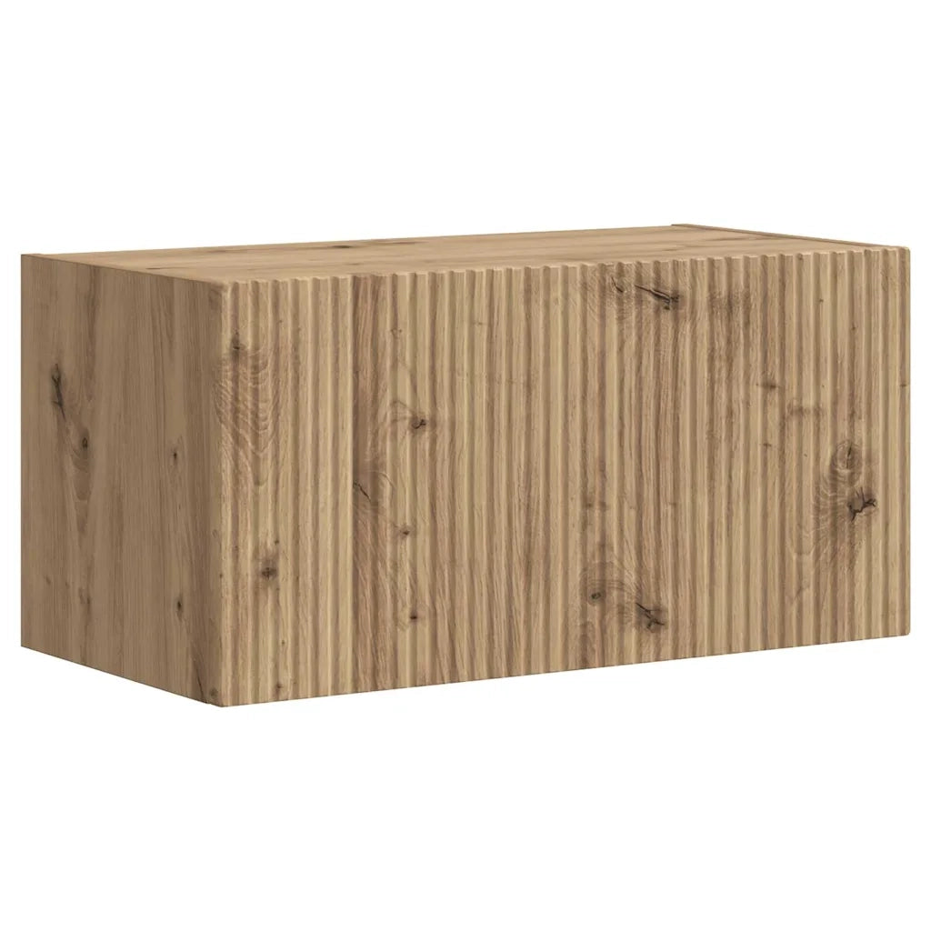 Mobile TV da parete 2 pcs Rovere Artigianale 60 x 31 x 29,5 cm