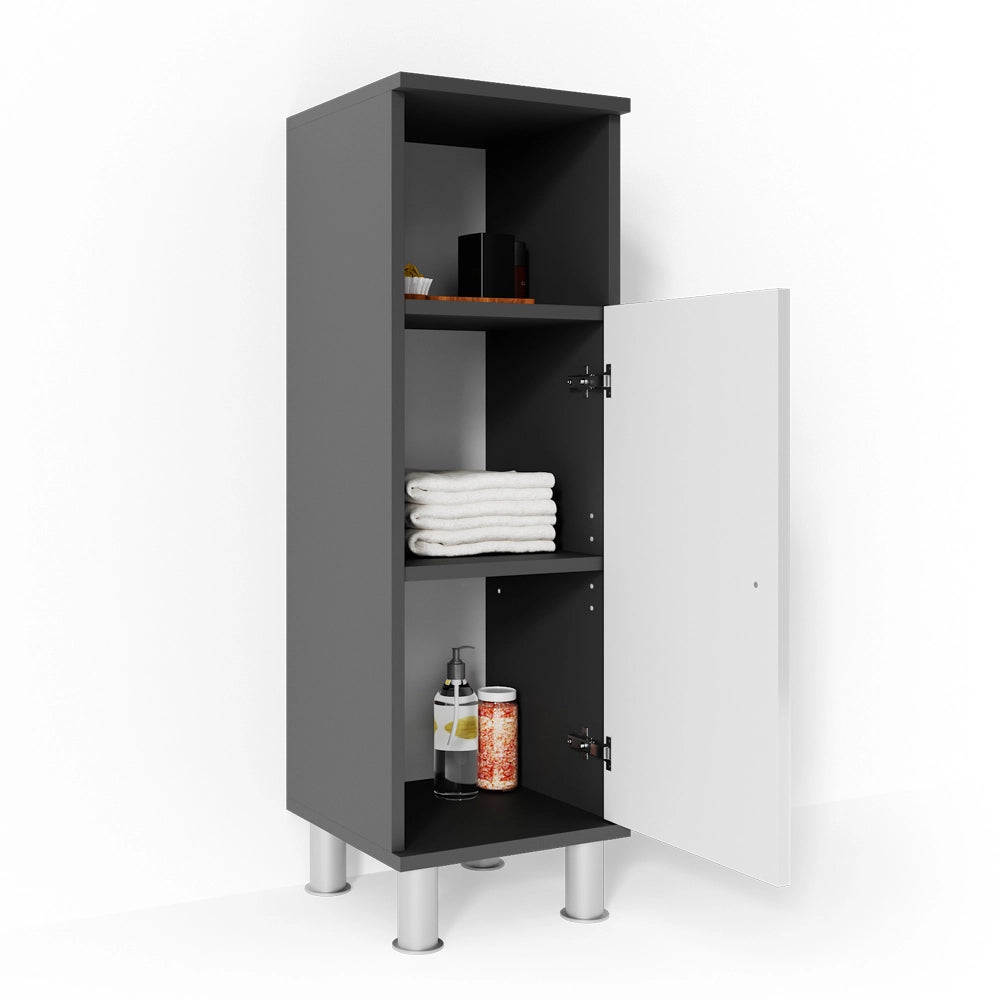 Mobiletto bagno Fynn Antracite 30 x 95 cm Vicco