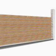 IDMarket - Schermo oscurante 1,8 x 10 M con effetto claustra in legno 160 gr/m²