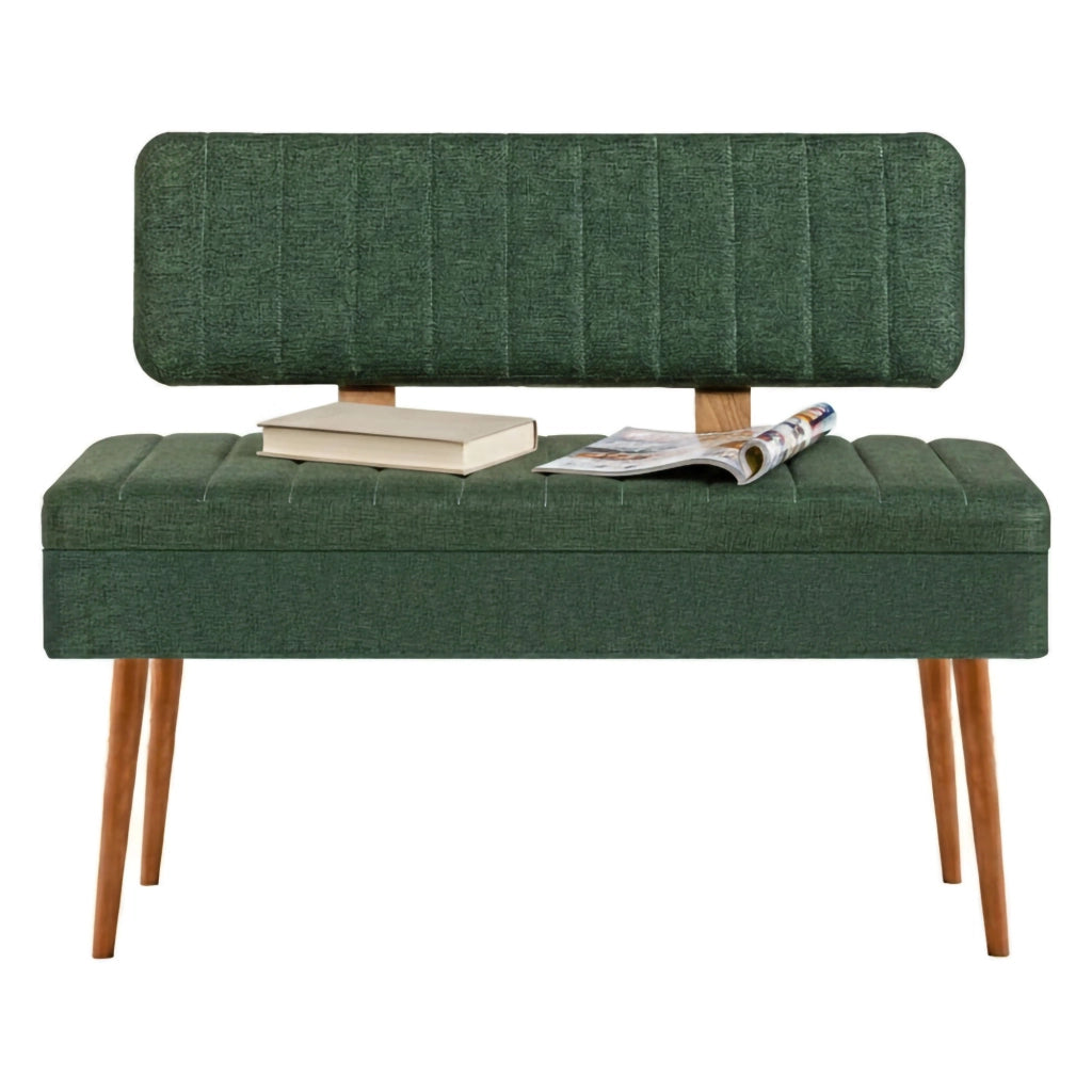 Barthelemy, Panca Peso Supportato 150 kg, 105x40x85h cm Marrone Quercia