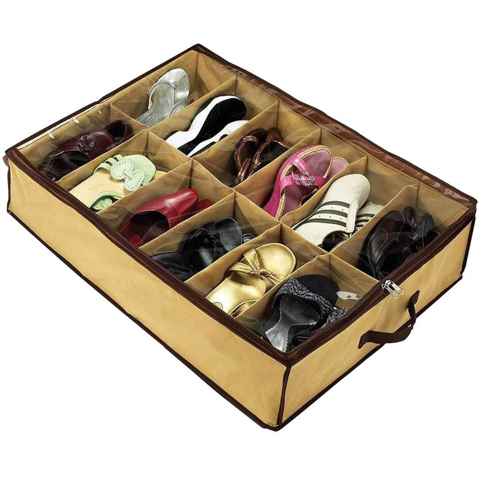 Trade Shop - Scarpiera Campeggio Viaggio Pratico Porta Scarpe Ultra Slim Pratica Scarpiera -
