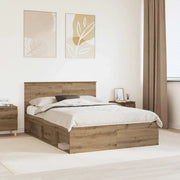 Struttura del letto Rovere Artigianale 140 x 190 cm