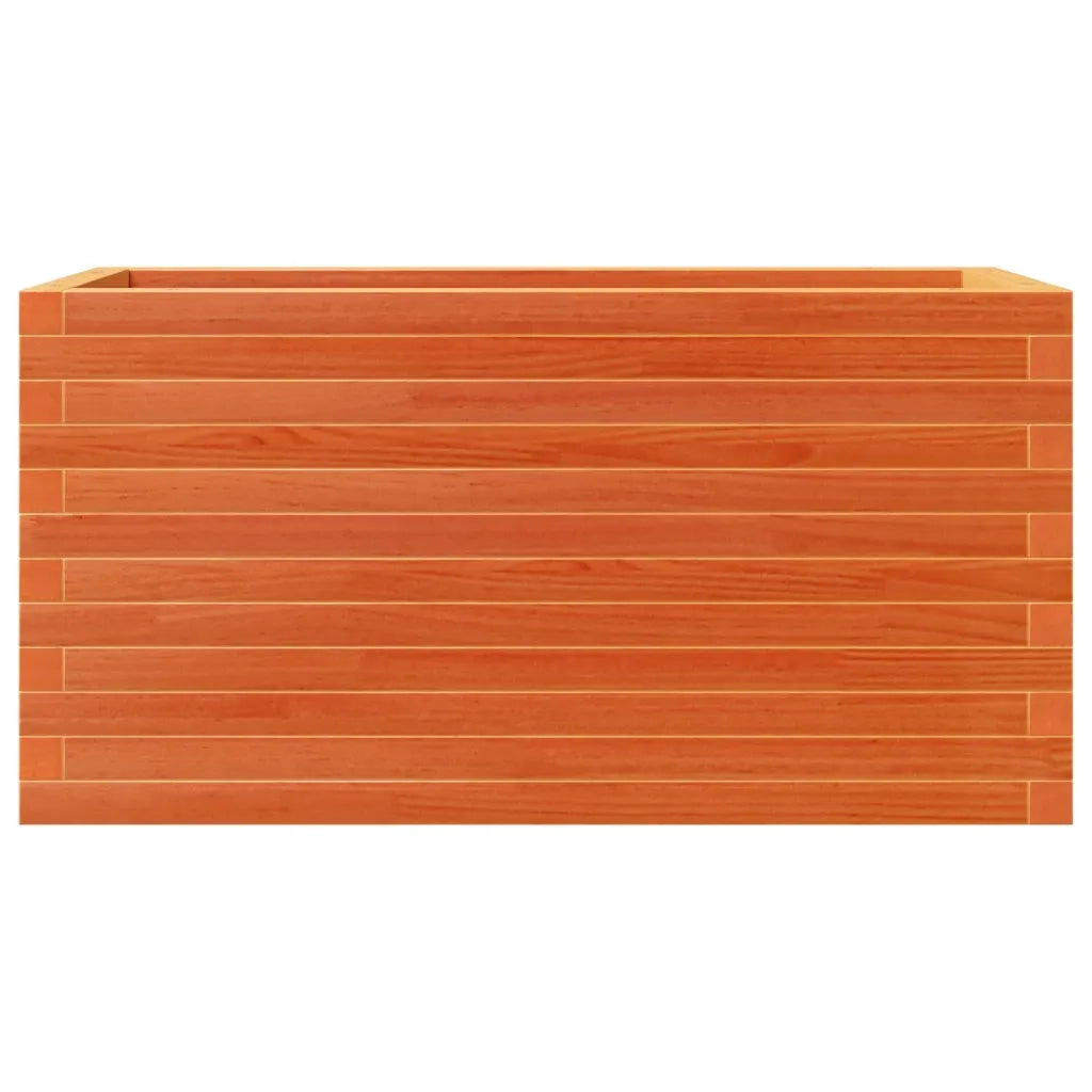 Fioriera Giardino Marrone Cera 90x40x46 cm Legno Massello Pino 3282446