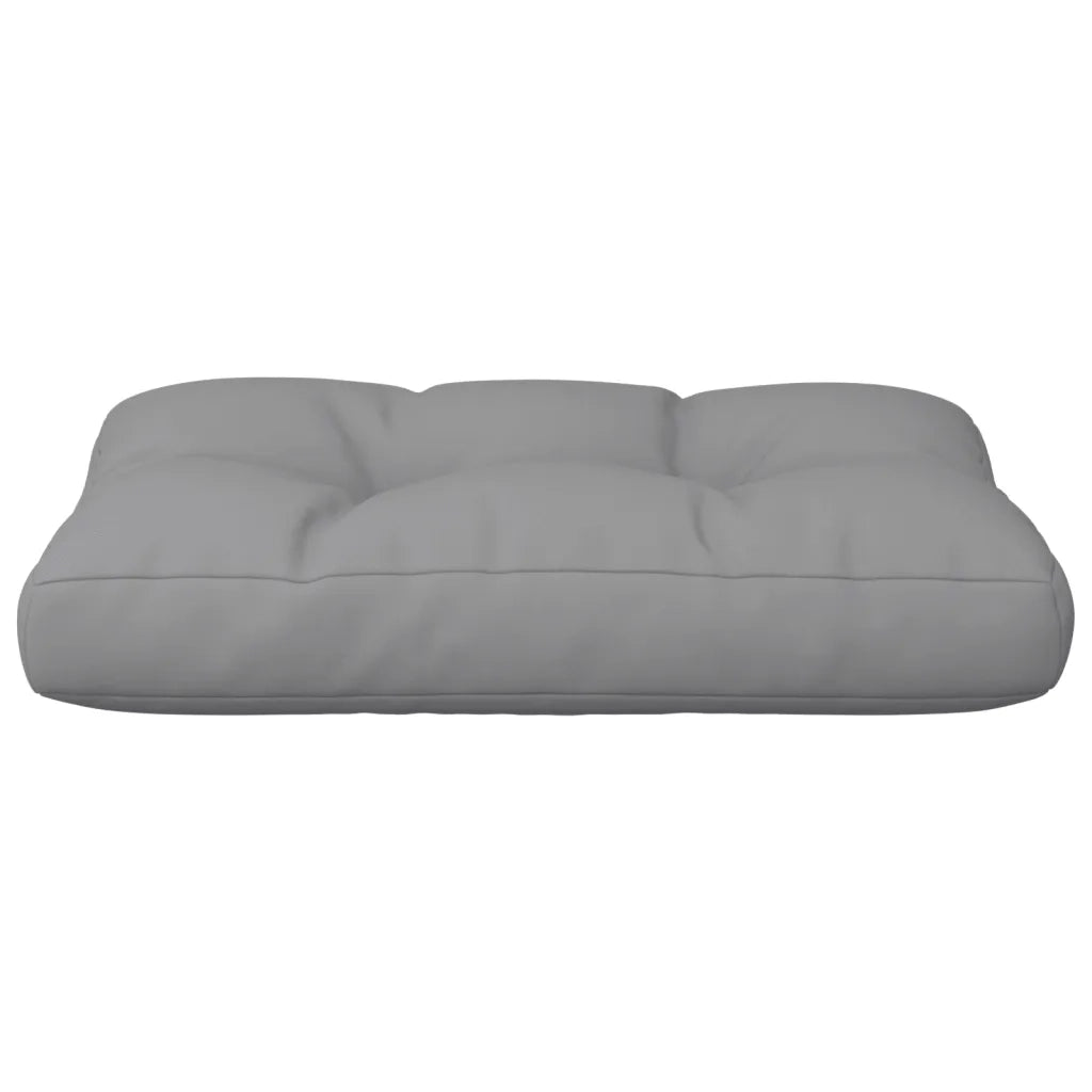 Cuscino per Pallet Grigio 60x40x12 cm in Tessuto 360558