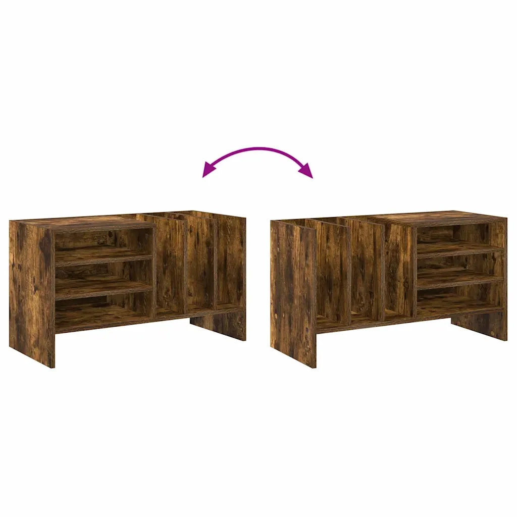 Mobile porta vinili Rovere fum¨¦ 78.5 x 35 x 45 cm CFW8340092