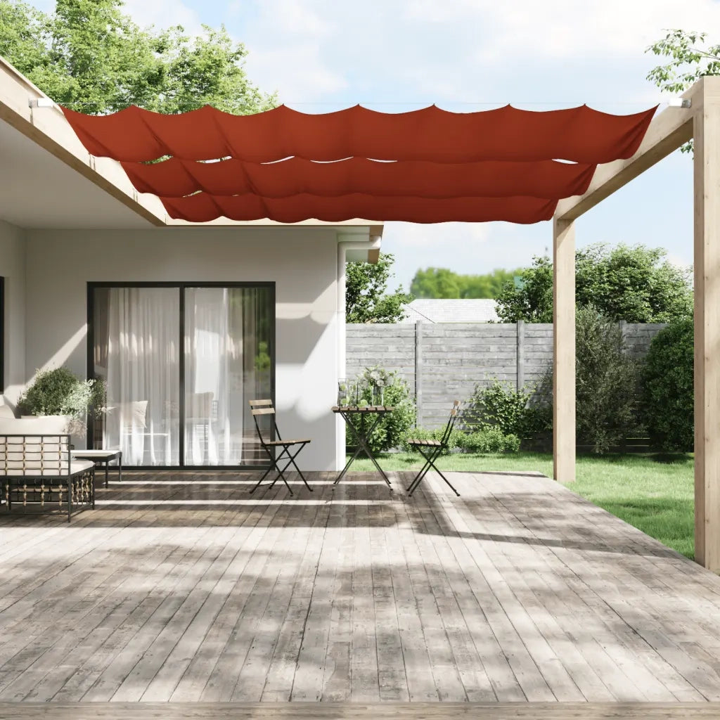Paravento Verticale Terracotta 140x420 cm in Tessuto Oxford CFW3848516