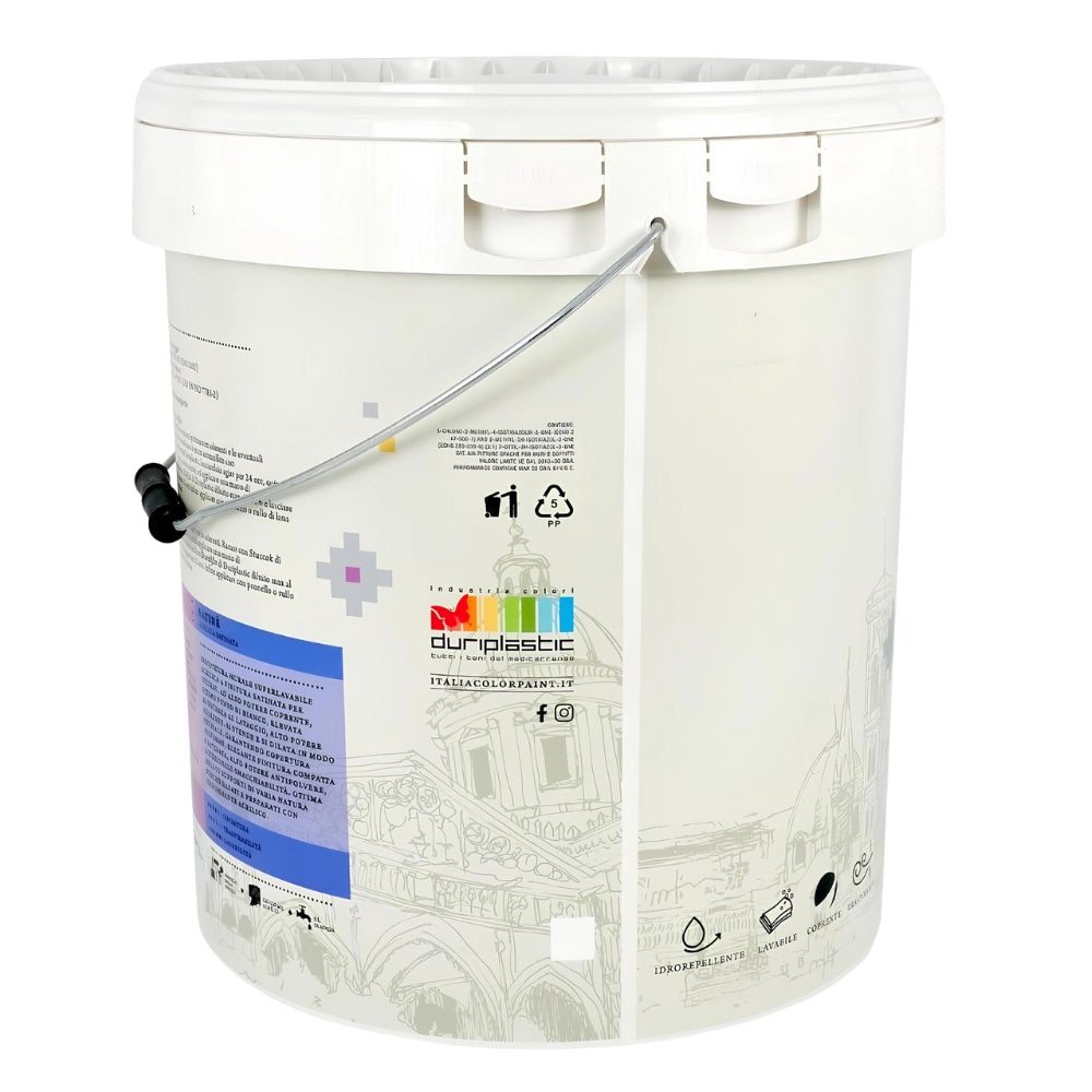 Idropittura acrilica ultraopaca superlavabile idromat performance ioni argento *** formato 1 lt, confezione 1