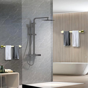 Portasciugamano Da Bagno Brush Gold 332917a