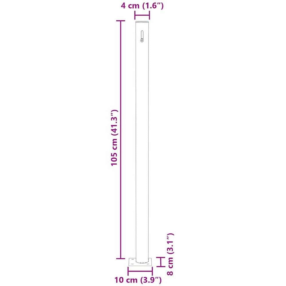 Extendable Side Awning 170x300 Cm Cream