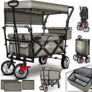 Carrello Bimbo Opportuno con Tetto e Porta Frutta - Carrello per Bambini e Esterno