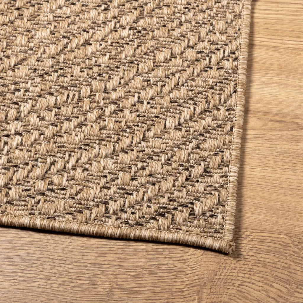 Tappeto del soggiorno | Tappeto ZIZUR 140x200 cm Aspetto Iuta per Interni ed Esterni
