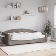 Divano Letto con Materasso-Sofa Letto-Daybed Tortora 100x200 cm in Tessuto 717687