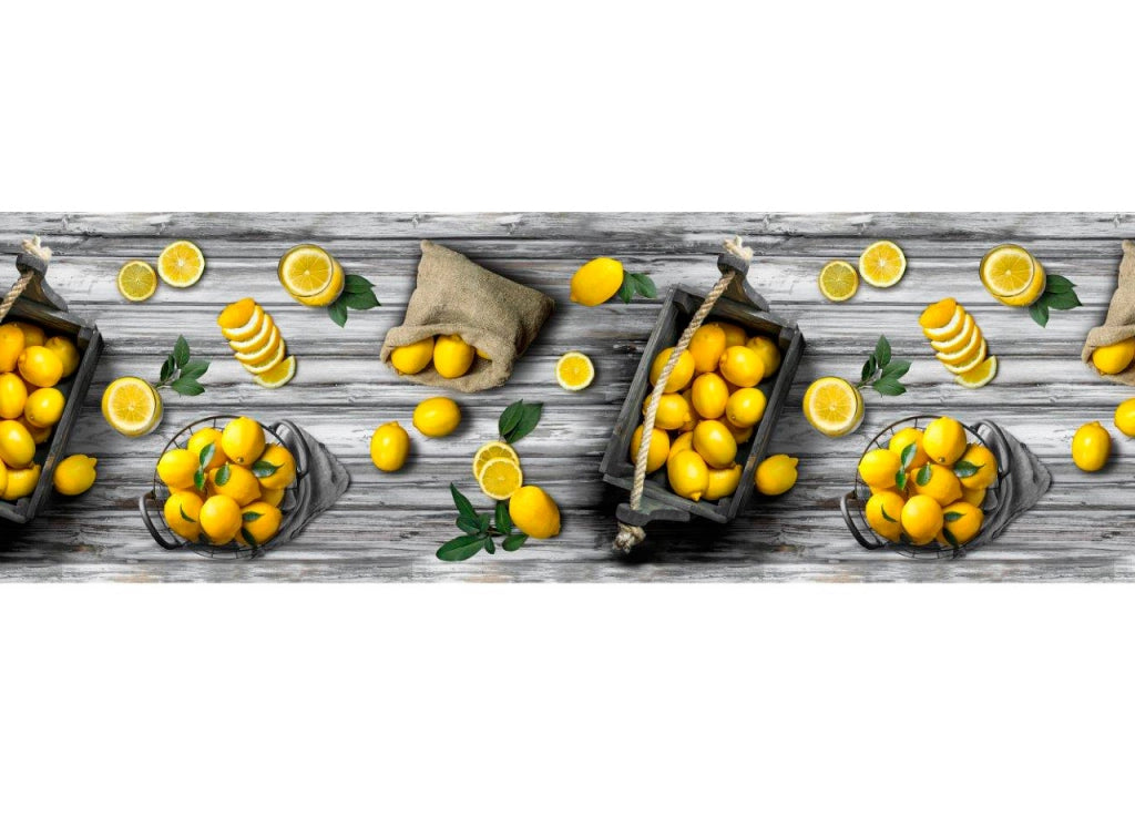 Tappeto Passatoia Cucina Antiscivolo Sottolavello Digitale Fantasie Varie - 50x280 - Limoni