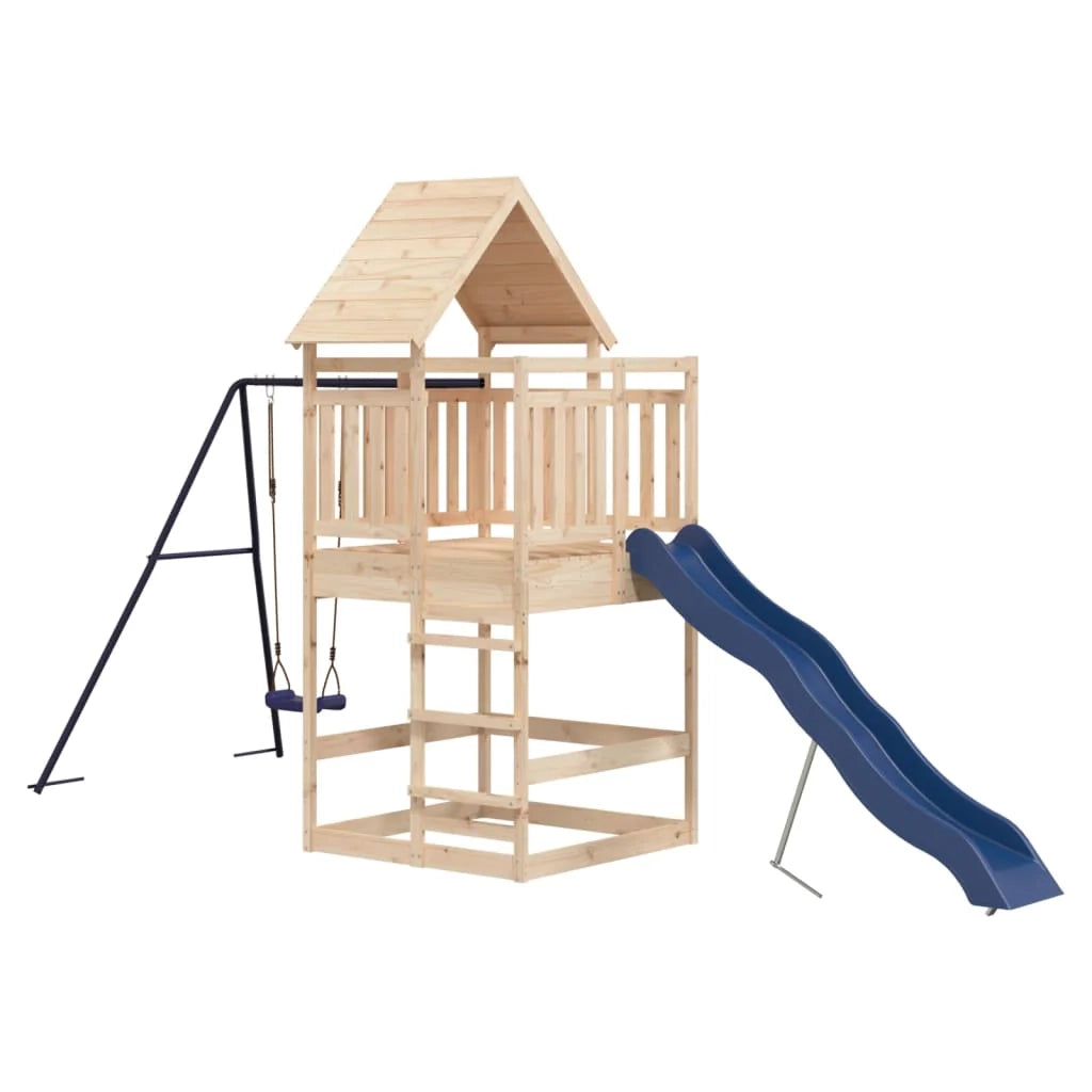 Area giochi da esterno 482 x 206 x 264 cm legno massello di pino 02_0004857