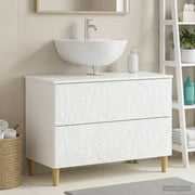 Armadio per Lavabo da Bagno DELFT Bianco Lucido 82 x 41 x 59 cm 897019