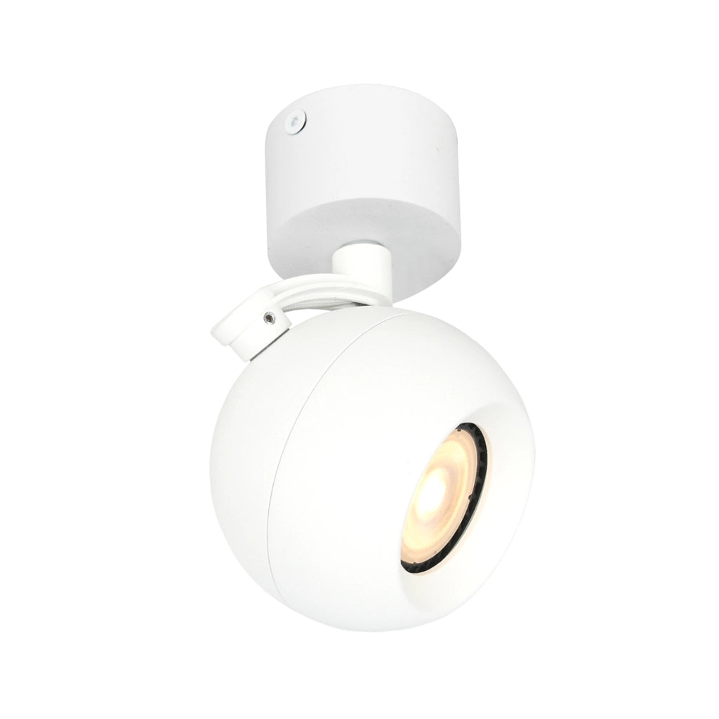 Faretto soffitto orientabile bianco Ø10 GU10 Italux