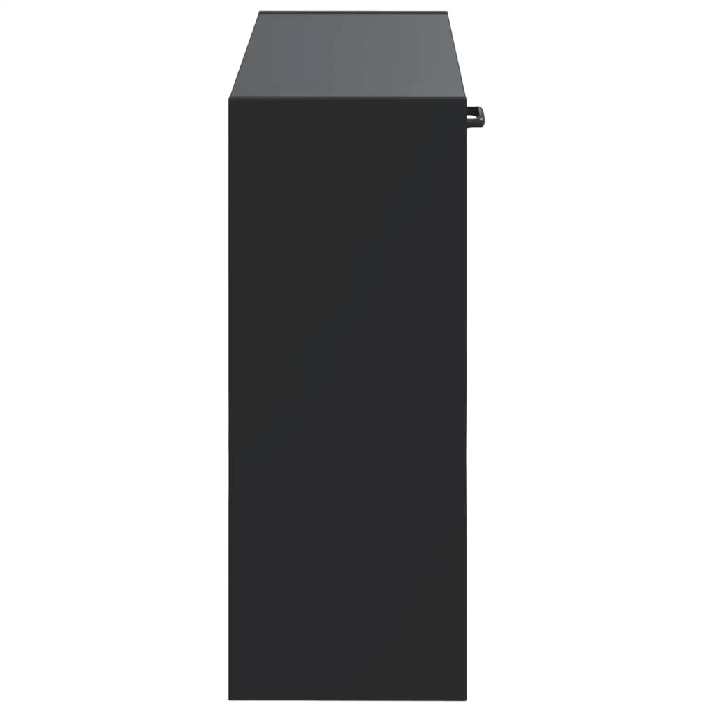Mobiletto per Scarpe da Muro UTRECHT 71 x 17 x 43 cm Nero 897726