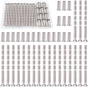 Viti di connessione M4 con gabbia - acciaio verniciato - viti a torsione per maniglia porta - 20 pezzi