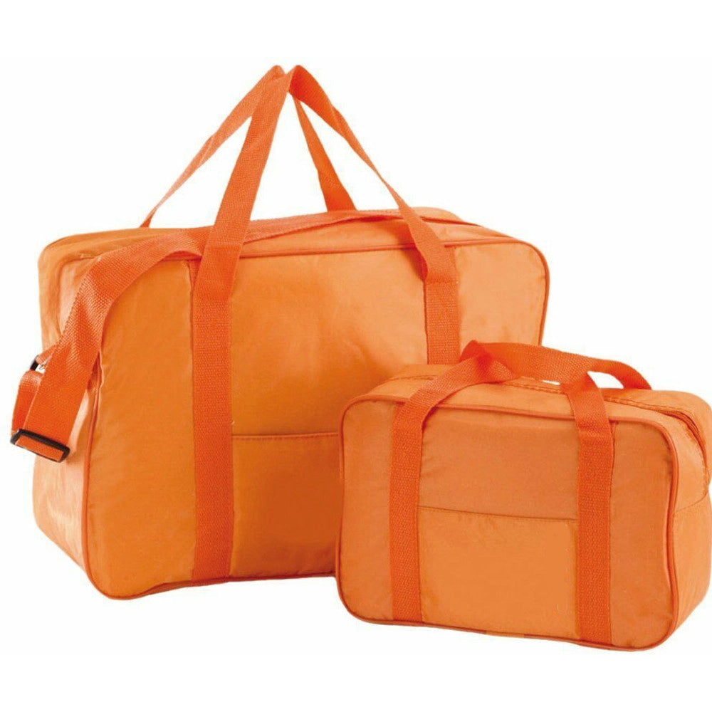 Trade Shop - Set 2 Pezzi Borse Termiche 6 + 21 Lt Borsa Frigo Colorata Mare Campeggio Picnic -