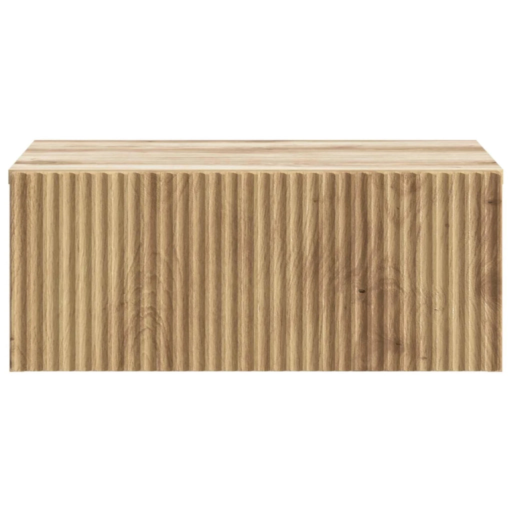 Mobiletto da notte a muro Rovere Artigianale 49 x 34,5 x 20 cm