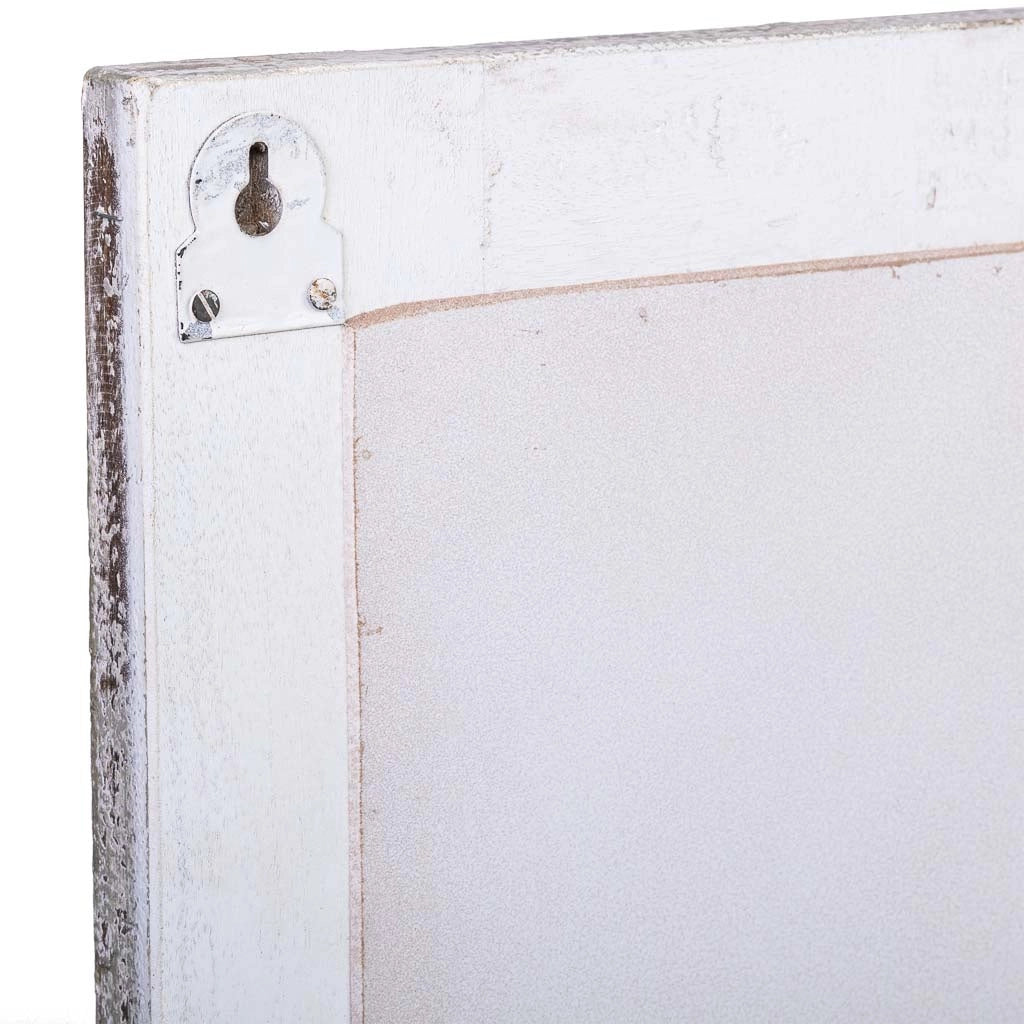 Specchio in legno invecchiato marrone 60x4x90