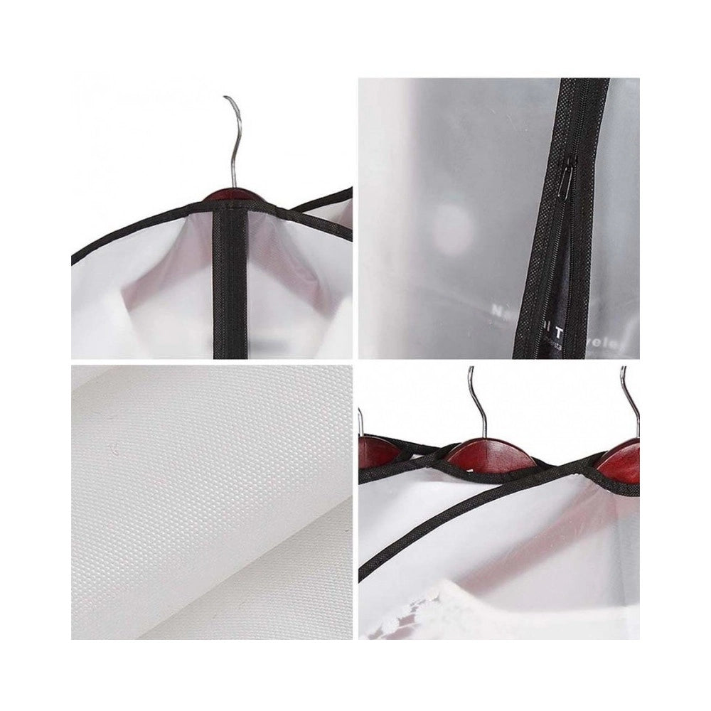 Trade Shop - 3 Pezzi Copri Abito Custodia Con Zip Cerniera Camicia Copriabito Cappotto 60x90 -