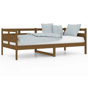 Letto singolo | Letto per adulti | Dormeuse Ambra in Legno Massello di Pino 90x190 cm