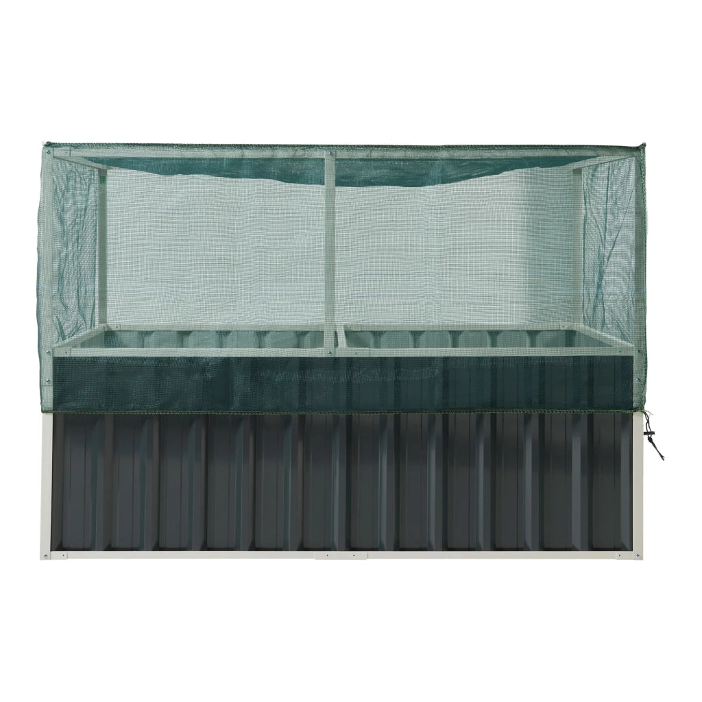 Fioriera rialzata 174 x 90 x 118 cm verde antracite 03_0009500