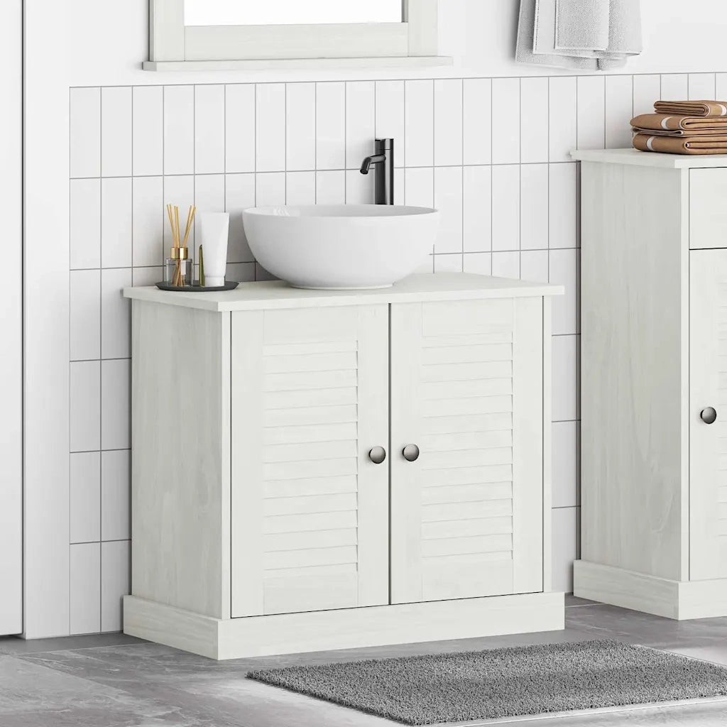 Armadio sottolavello con porta VIGO Bianco e Bianco Antico 4019102