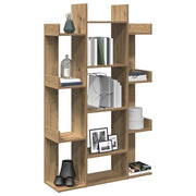 Libreria Rovere Artigianale 86x25,5x140 cm Legno Multistrato 856693
