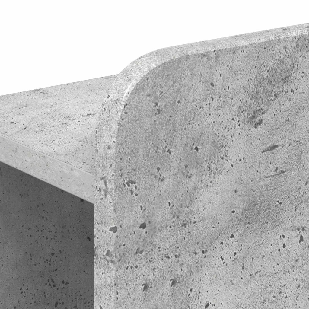 Testiera | Testata del letto Grigio Cemento Legno ingegnerizzato