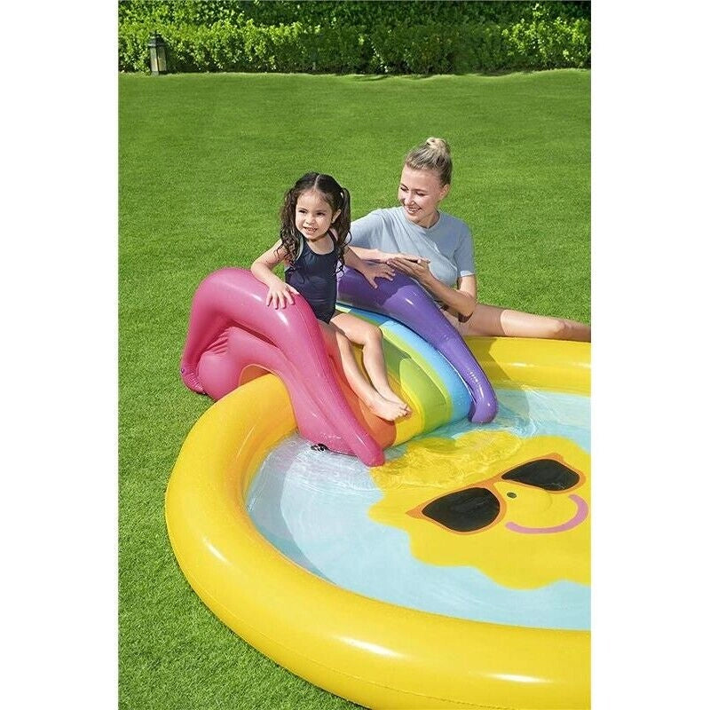 PISCINA GONFIABILE BAMBINI ISOLA DEL SOLE 237 X 201 X 104 CM