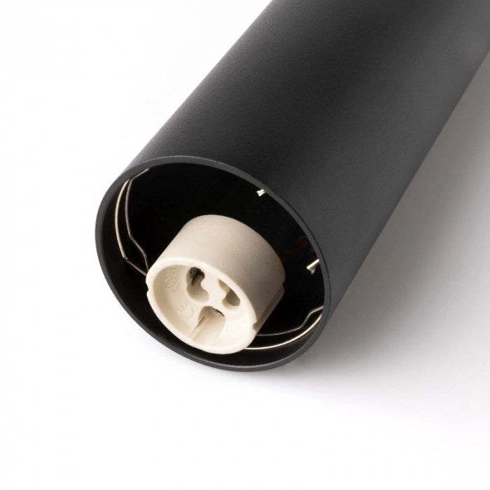 Lampada a sospensione tubo nero 1xGU10 Ecolight