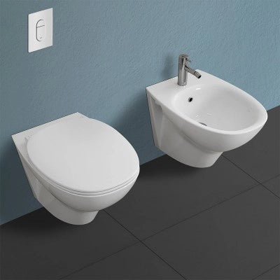 Copriwater originale slim Rak serie Morning con chiusura soft-close