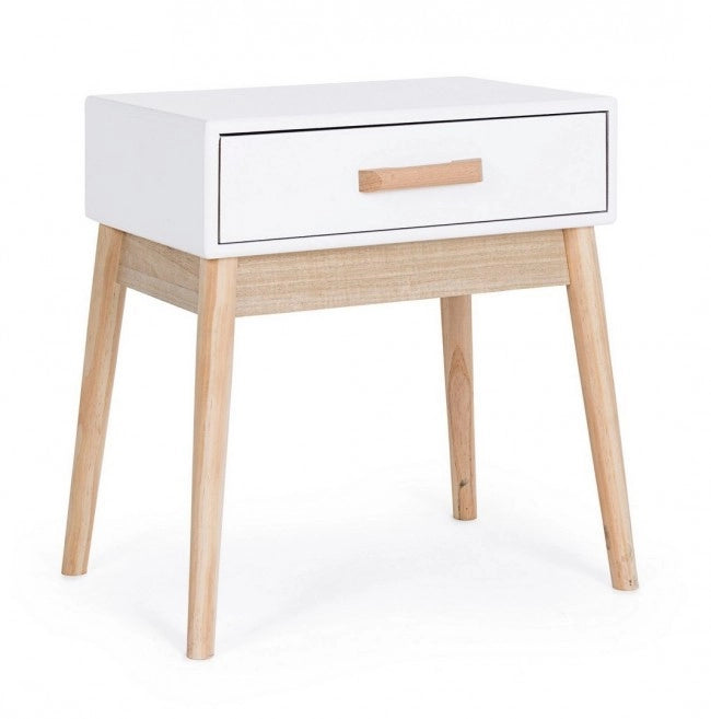 Mobiletto Legno Bianco Moderno da Interno - EXCEPTIONAL