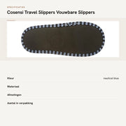 Slipper Lichtgewicht Opvouwabile Antislip in Cotone Inclusa Tasca di Riposo Adatto per Viaggio/Hotel