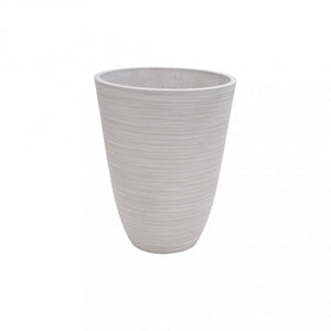 Vaso Grande Anemone Ø39x46 cm in Fibra sintetica Bianco