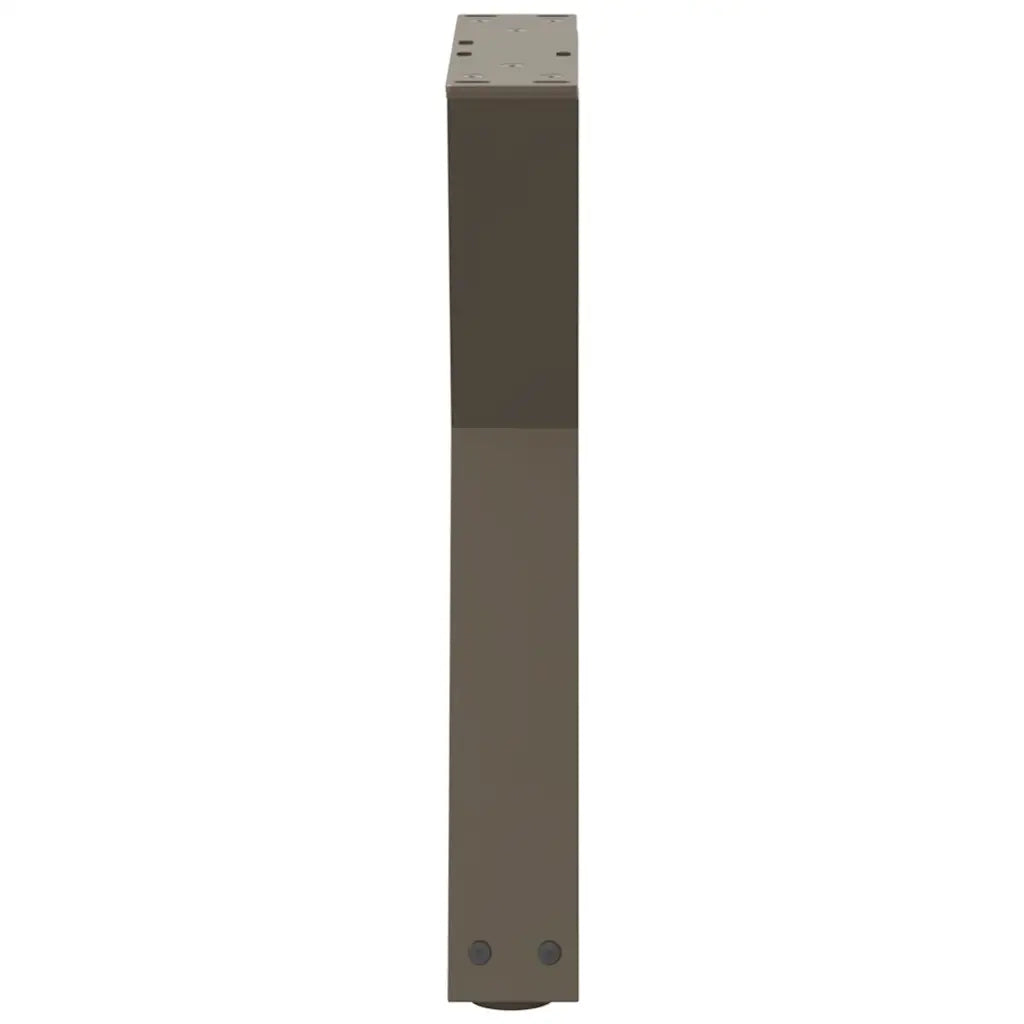 Gambe per Tavolino da Caffè 2 pz in Acciaio Naturale 38x(42-43,3) cm Acciaio 4012703