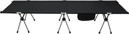 Letto da Campo - Letti da Campo 1 Persone - Letto da Campeggio - 190 x 68 x 38 Cm - Estensore - Letto da Campeggio Ripiegabile - Adulti - Nero