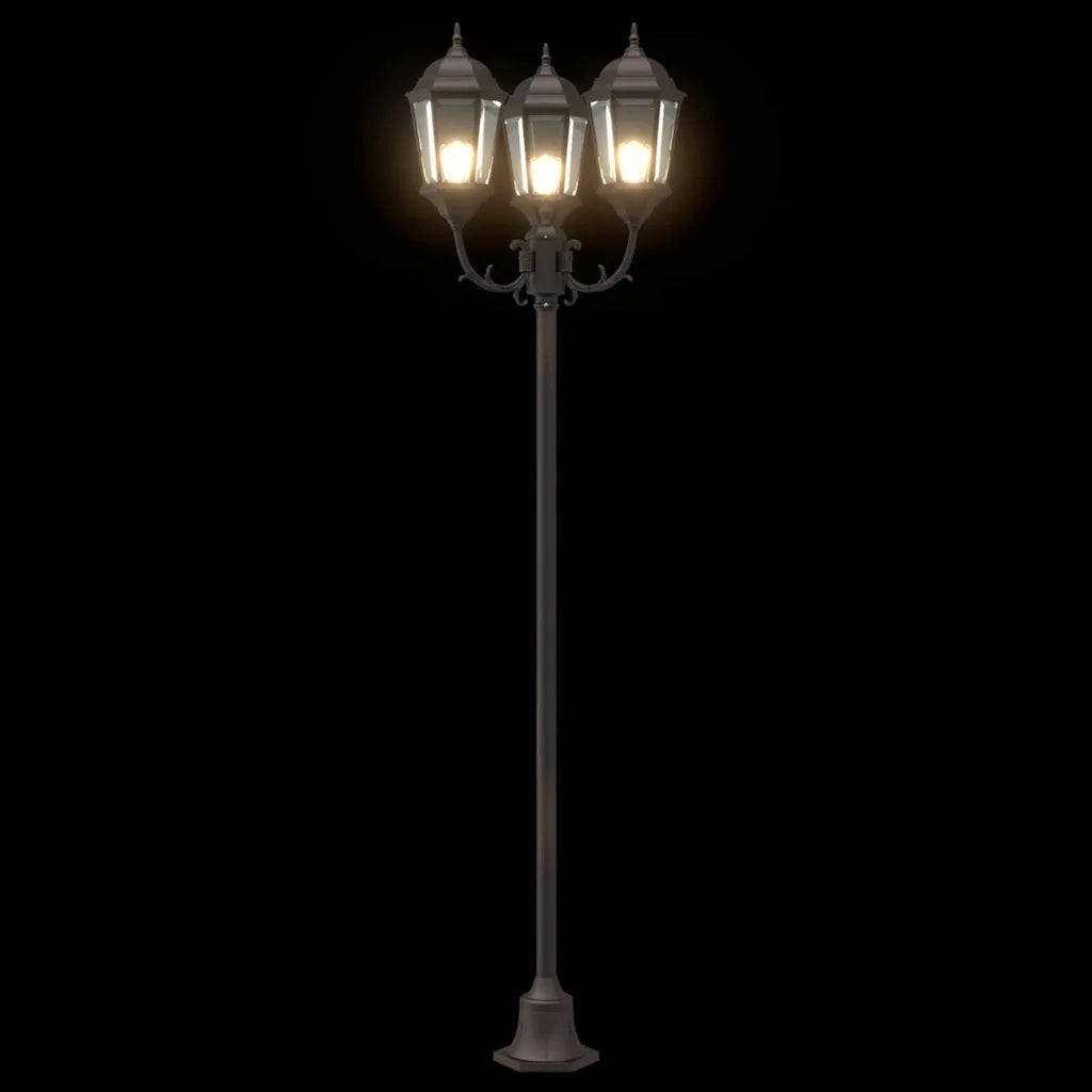 Luce da Giardino Bronzo 57 x 49 x 241 cm Alluminio e vetro CFW1821003