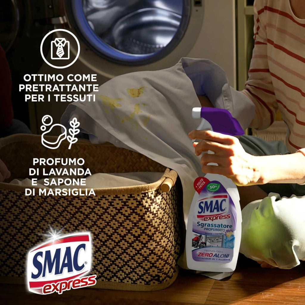 SMAC SGRASSATORE MULTIPACK DA 4 PZ PROFUMATO ALLA LAVANDA SPRAY 650 ML