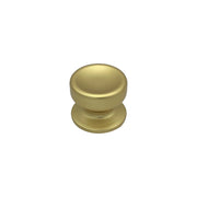 Pomolo fisso per porta SAGUATTI 174/70FB in alluminio oro satinato