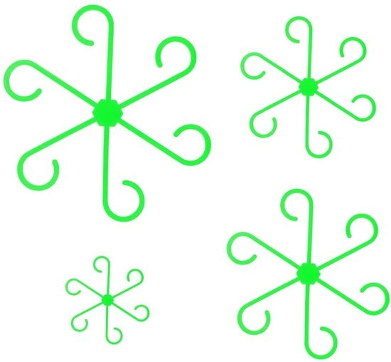 Supporti per piante 12 pezzi - Supporto per piante da interni - Aiuto alla crescita - Supporto per piante a forma semicircolare - Supporto per piante in metallo - Progettazione facile da utilizzare